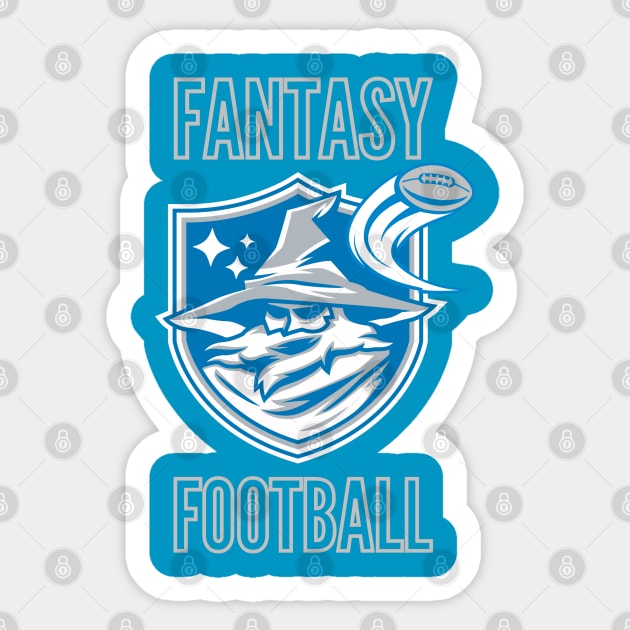 Fantasy Football (Detroit) Sticker by Pine Tree Tees